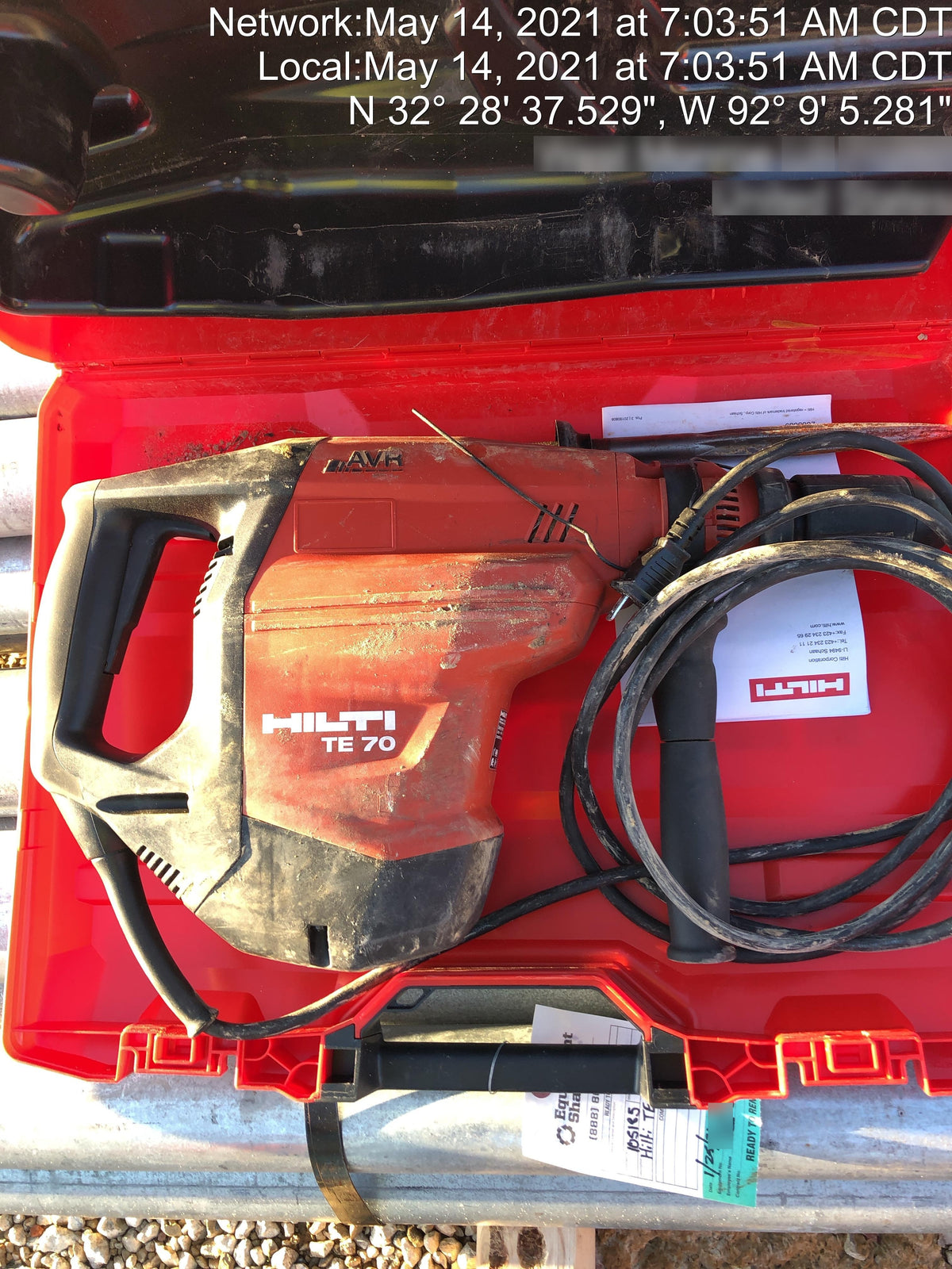 2020 HILTI TE 70-AVR