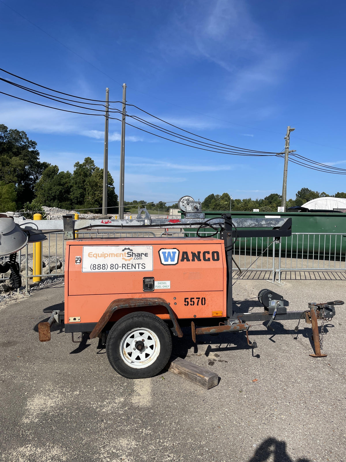 Wanco WLT-4M WANCO WLT-4M 6 kW Towable Light Generator