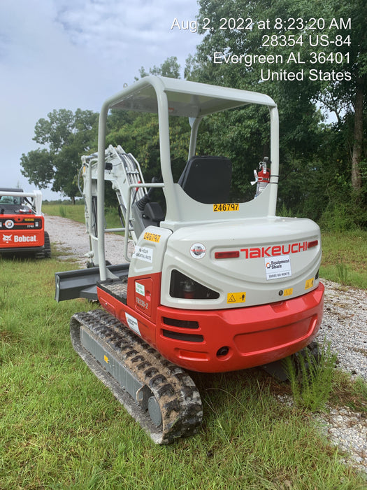 2022 TAKEUCHI TB235-2R