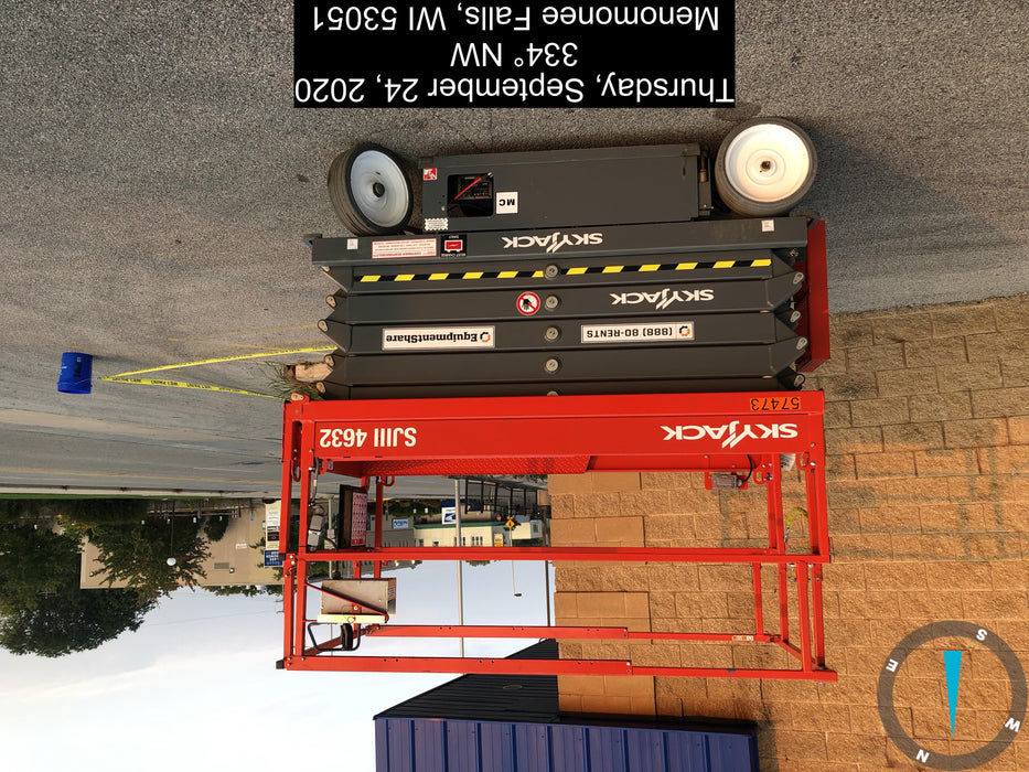 2018 Skyjack SJIII-4632 Standard Rental Specs