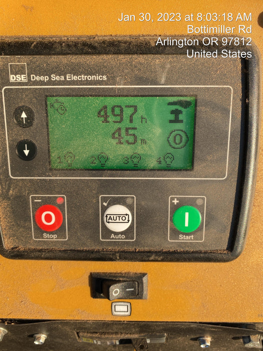 2021 Allmand NLV3GR (4) LED Light Fixture 350W, 23' Vertical Mast, 3kW Prime, Towable, Deep Sea L401, Leveling Jacks, Yanmar T4F 5.8hp