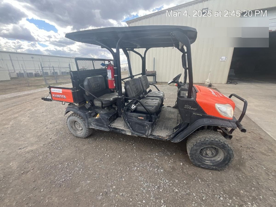 2020 Kubota RTV-X1140 4 - Seat UTV, 4WD, Canopy, Standard Rental Specs