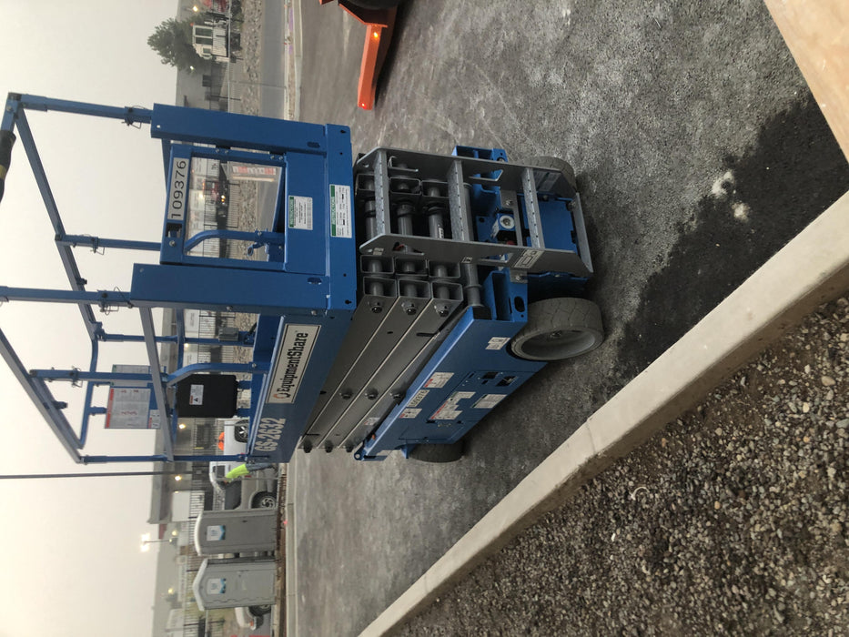 2020 Genie GS-2632 Solid NM Tires, Folding Rails with Half-Height Swing Gate, Beacon, 800W Invertor