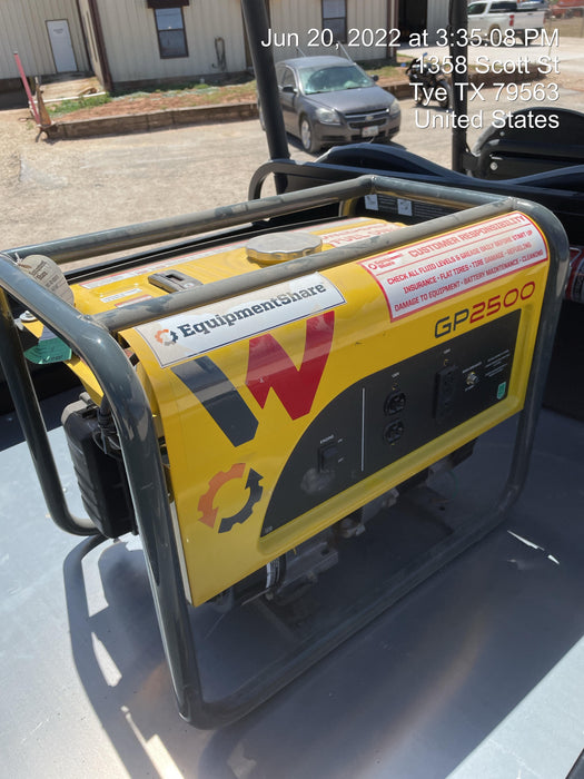 2021 WACKER NEUSON GP2500A