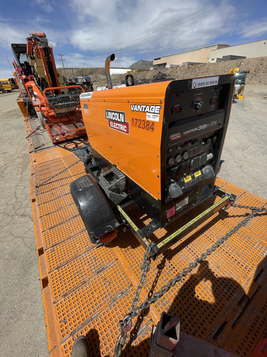 2021 Lincoln Electric Vantage 322 Vantage 322 Ready Pak 3 w/ Decals, ORANGE (includes trailer, cable rack, fender light kit) NO Telematics