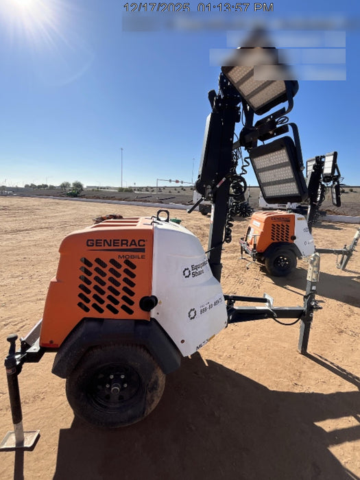 2024 Generac MLT2 Diesel, Flex Switch 120V Input, Powerzone Controller, 
(4) 320W LED Lights, 4kW Generator, 39.9 Gal Fuel Tank, 2" Ball, T3