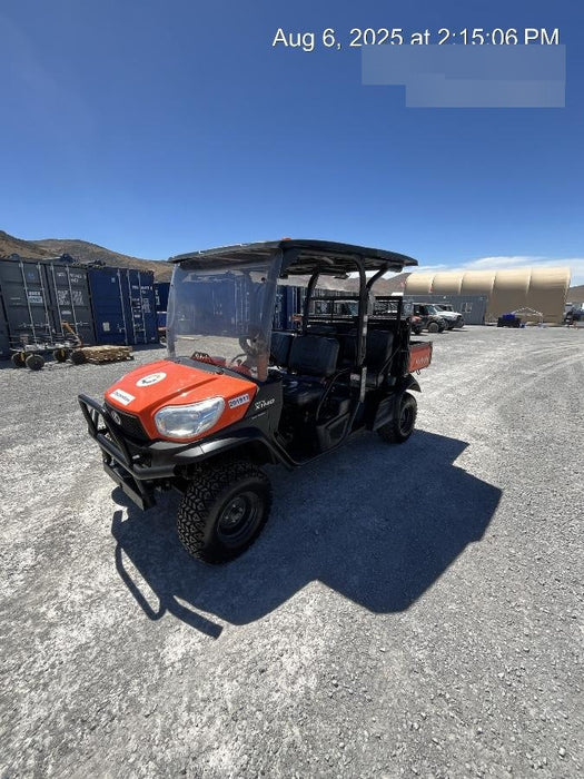 2022 Kubota RTV-X1140W-H Plastic Canopy, Windshield Acrylic Clear, LED Strobe Light, Wire Harness Kit, Back up Alarm