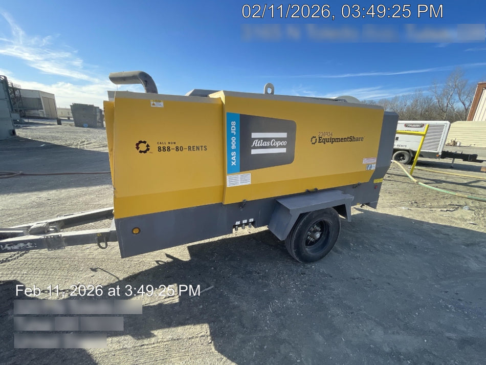 2022 ATLAS COPCO XAS 900