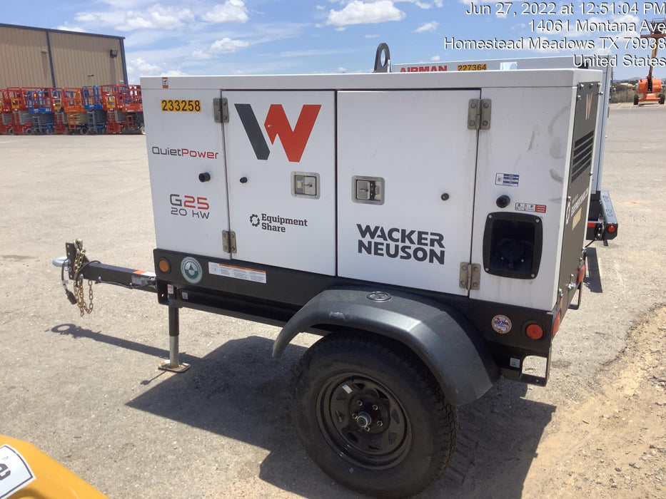 2022 WACKER NEUSON G25