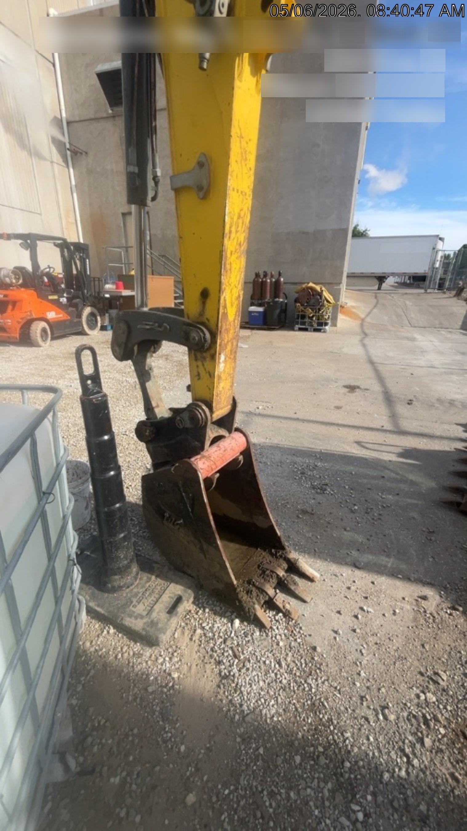 Wacker Neuson ET90 Cab, Long Dipperstick, Track, Bucket