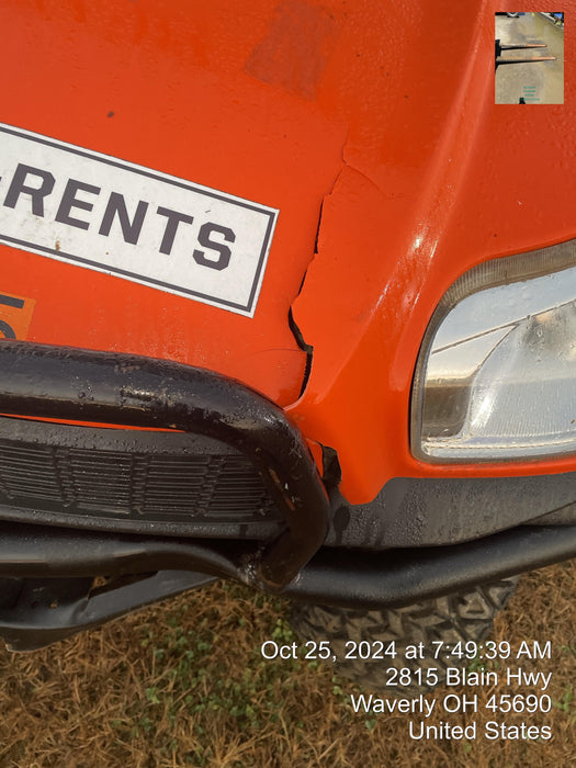 2022 Kubota RTV-X1140W-H Plastic Canopy, Windshield Acrylic Clear, LED Strobe Light, Wire Harness Kit, Back up Alarm
