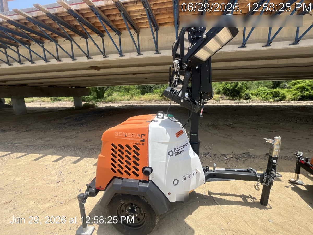 2024 Generac MLT2 Diesel, Flex Switch 120V Input, Powerzone Controller, 
(4) 320W LED Lights, 4kW Generator, 39.9 Gal Fuel Tank, 2" Ball, T3