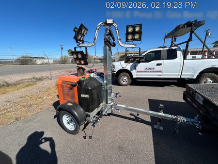2024 Wanco WLTT-4MM4K Diesel, Deep Sea Controller, Shore Power Plug, Auto Start, (4) 350W LED Floodlights, 4kW Generator, 60 Gal Fuel Tank, 2" Ball, T3