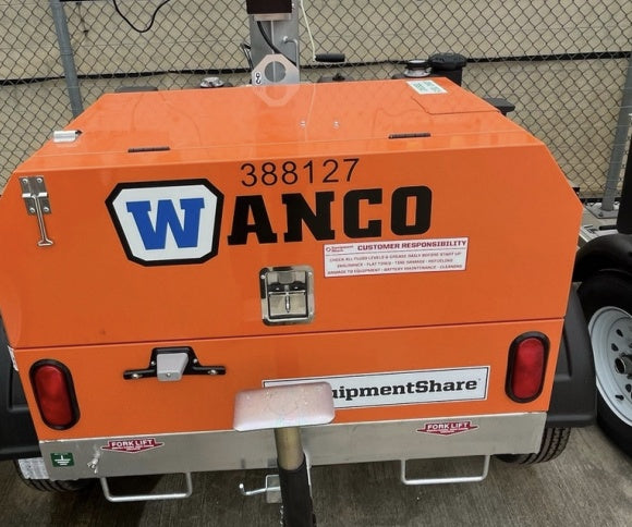 2024 Wanco WLTT-4MM4K Diesel, Deep Sea Controller, Shore Power Plug, Auto Start, (4) 350W LED Floodlights, 4kW Generator, 60 Gal Fuel Tank, 2" Ball, T3