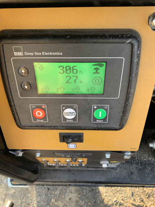 2021 Allmand NLV3GR (4) LED Light Fixture 350W, 23' Vertical Mast, 3kW Prime, Towable, Deep Sea L401, Leveling Jacks, Yanmar T4F 5.8hp