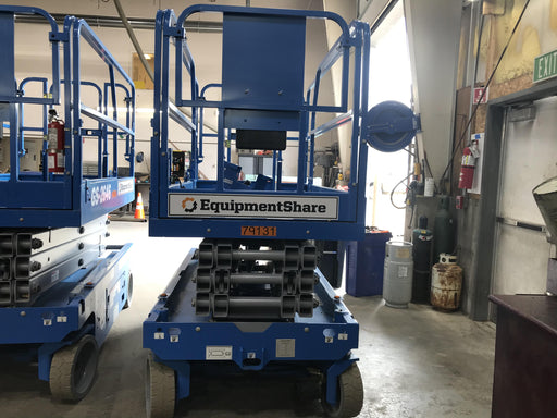 2019 Genie GS-2646 folding rails with full height swing gate