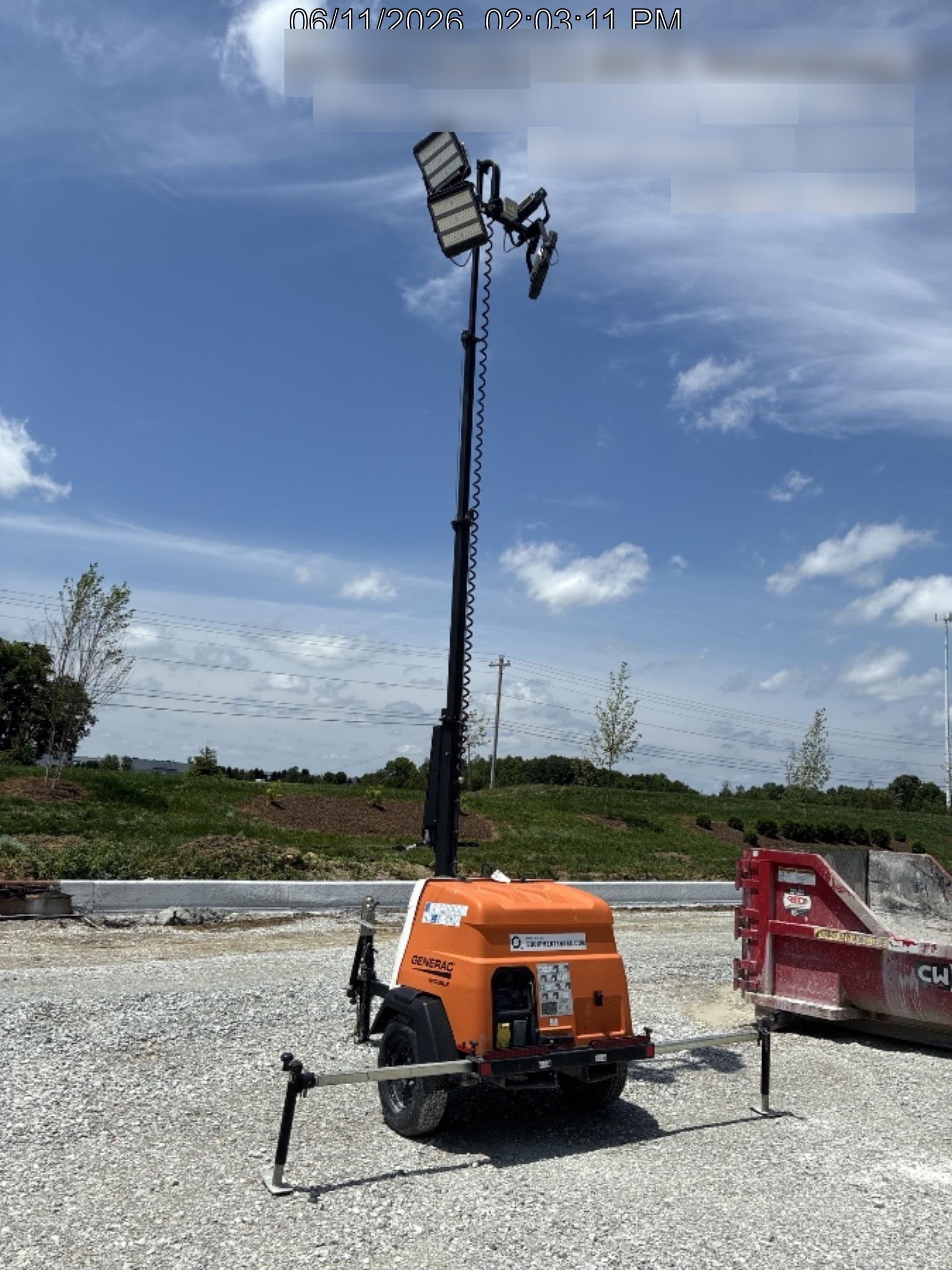 2023 Generac MLT2 Diesel, Flex Switch 120V Input, Powerzone Controller, (4) 320W LED Lights, 4kW Generator, 39.9 Gal Fuel Tank, 2" Ball, T3
