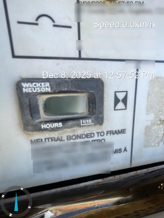 2019 Wacker Neuson LTV6L-MH Wacker Neuson LTV6L Mobile Light Tower w/Fuel Level Sensor Installed