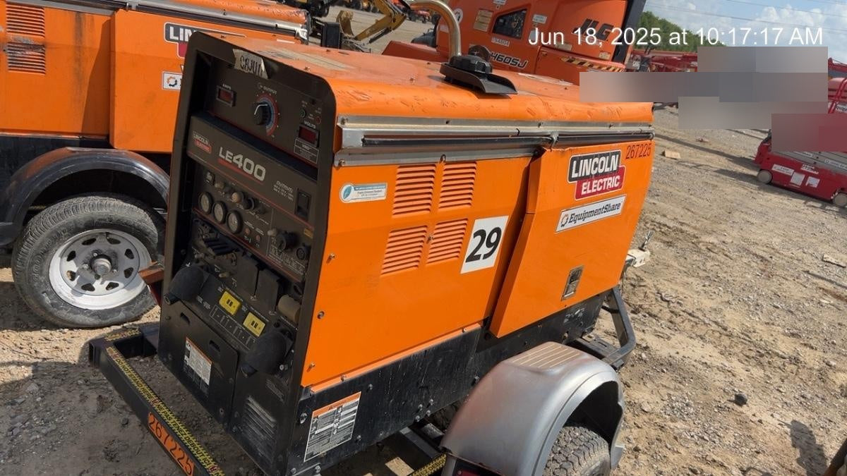 2022 Lincoln Electric LE400 Kubota V1505, Trlr, Cable Rack, Light Kit, ES Decals, T3