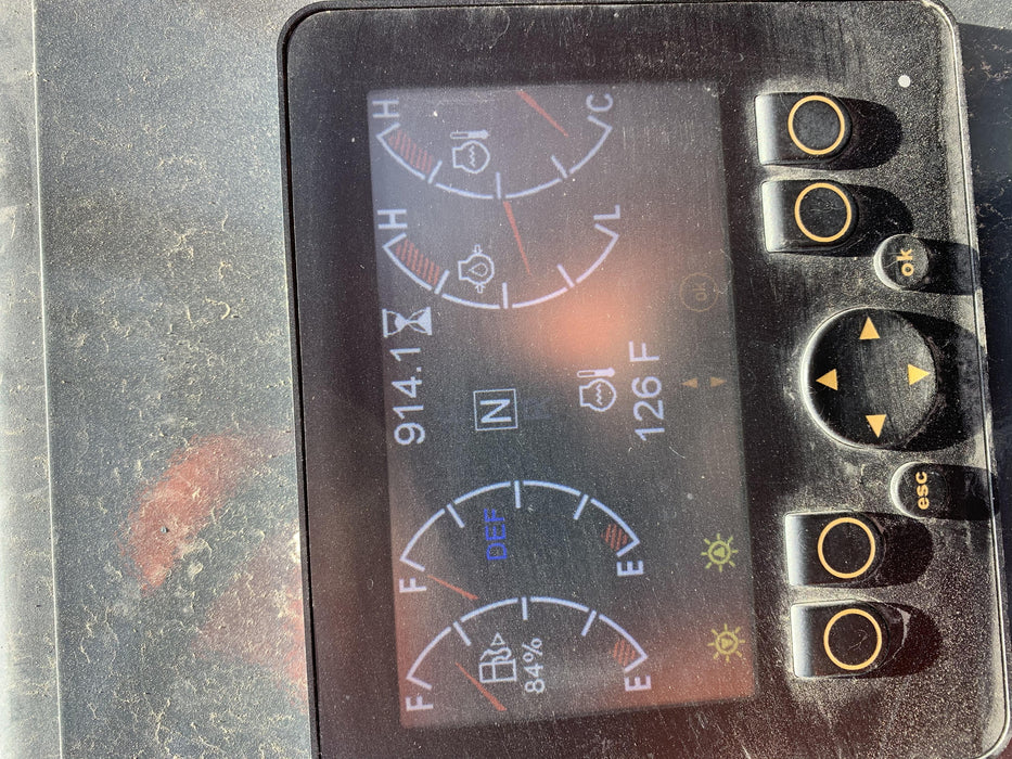 2018 Manitou MTA10055 Manitou MTA 10055 w/Cab/Heat/AC, Work Lights/Strobe, Aux Hyd, Solid Tires, Lift Hook, 66" Carriage, 60" Forks