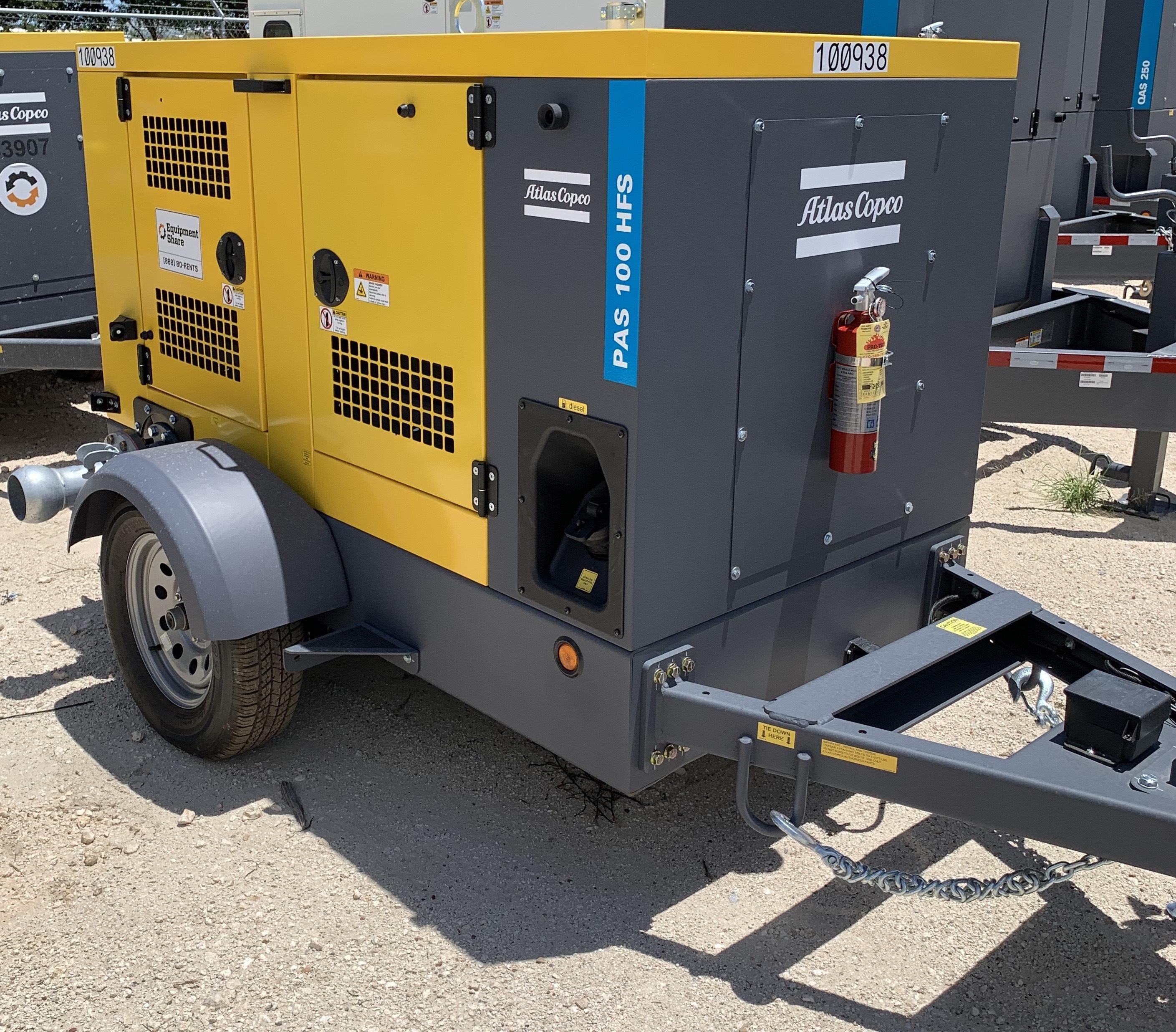2020 ATLAS COPCO PAS 100 HF CS Enclosed