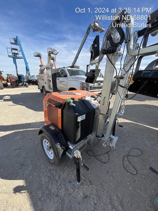 2024 Wanco WLTT-4MM4K Diesel, Deep Sea Controller, Shore Power Plug, Auto Start, (4) 350W LED Floodlights, 4kW Generator, 60 Gal Fuel Tank, 2" Ball, T3