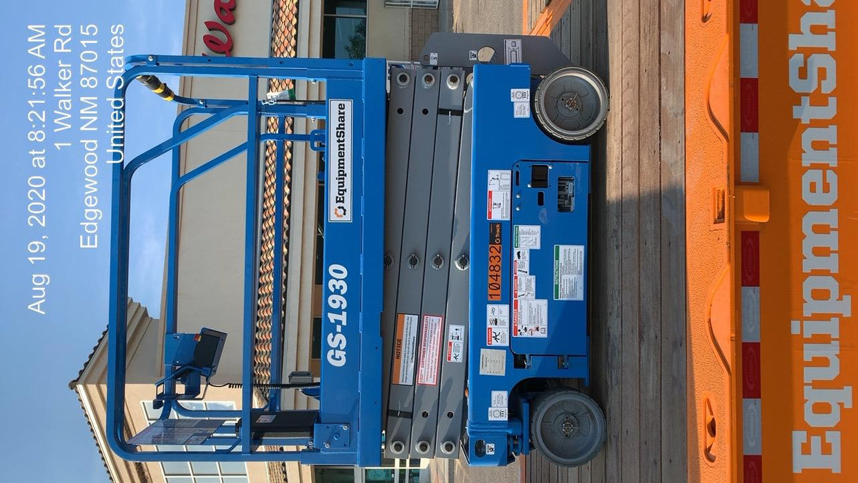 2020 Genie GS-1930 Fixed rails with chain entry gate - Pre A92.20