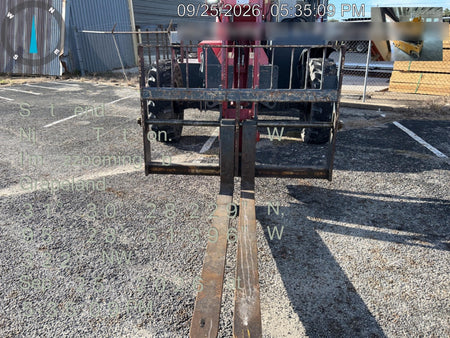 2019 Manitou MTA8044 MTA 8044 - 74 HP T4, Canopy, Worklights/Strobe, Beacon, 66" Carriage, 48" Forks, Solid Tires, Lift Hook, Aux Hydraulics