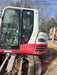 2019 Takeuchi TB290 Cab/Heat/AC Rubber tracks, Dozer blade, Travel alarm, Auxiliary hydraulics Manual QC, Hydraulic thumb, 18", 24", and 36" Buckets