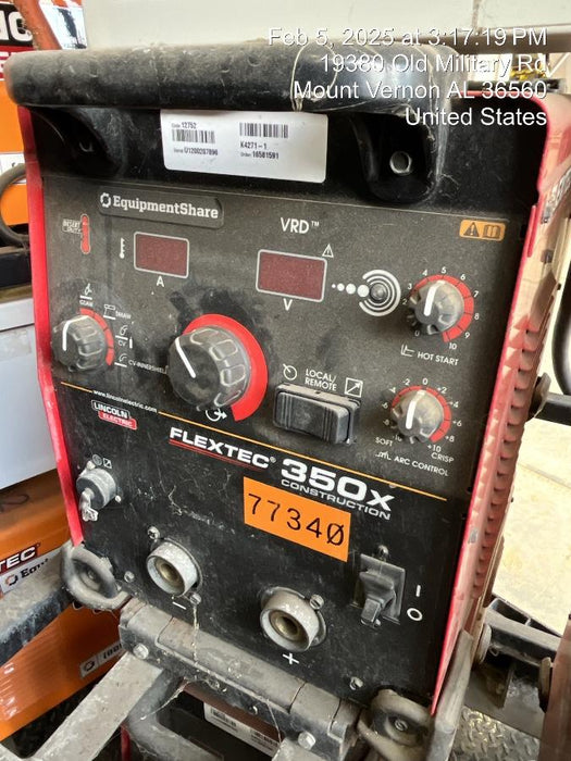 2020 LINCOLN ELECTRIC FLEXTEC 350X