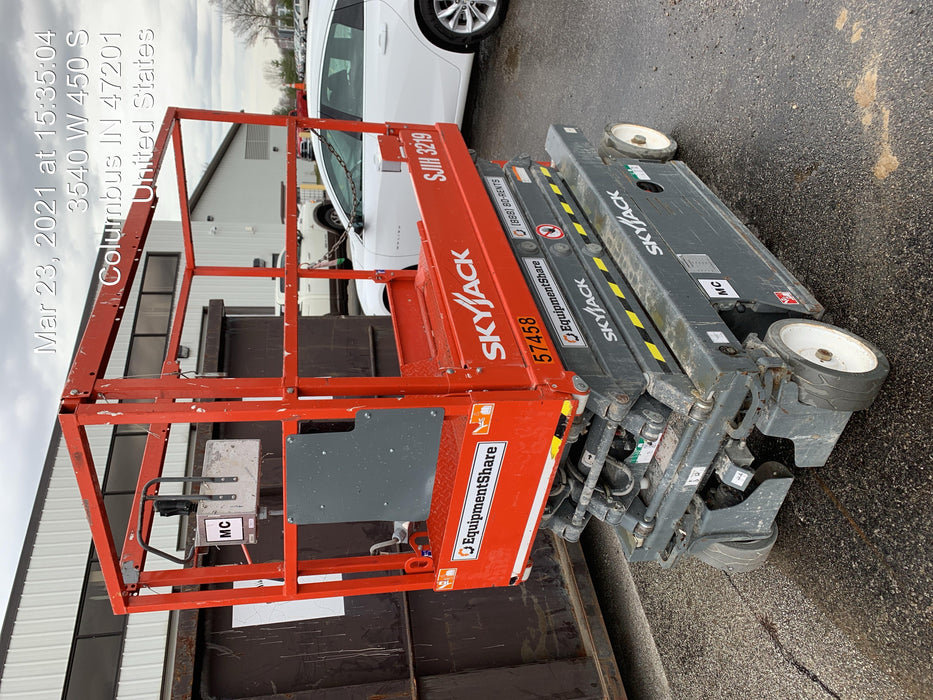 2018 Skyjack SJIII-3219 Standard Rental Specs
