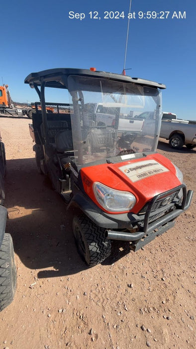 2022 Kubota RTV-X1140W-H Plastic Canopy, Windshield Acrylic Clear, LED Strobe Light, Wire Harness Kit, Back up Alarm