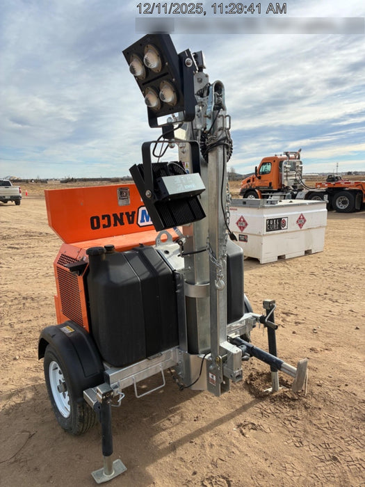 2024 Wanco WLTT-4MM4K Diesel, Deep Sea Controller, Shore Power Plug, Auto Start, (4) 350W LED Floodlights, 4kW Generator, 60 Gal Fuel Tank, 2" Ball, T3