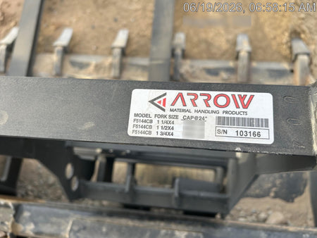 2026 ARROW MATERIAL HANDLING 72" Pallet Forks - Arrow