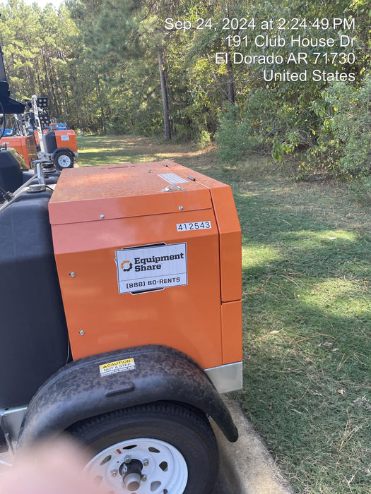 2024 Wanco WLTT-4MM4K Diesel, Deep Sea Controller, Shore Power Plug, Auto Start, (4) 350W LED Floodlights, 4kW Generator, 60 Gal Fuel Tank, 2" Ball, T3