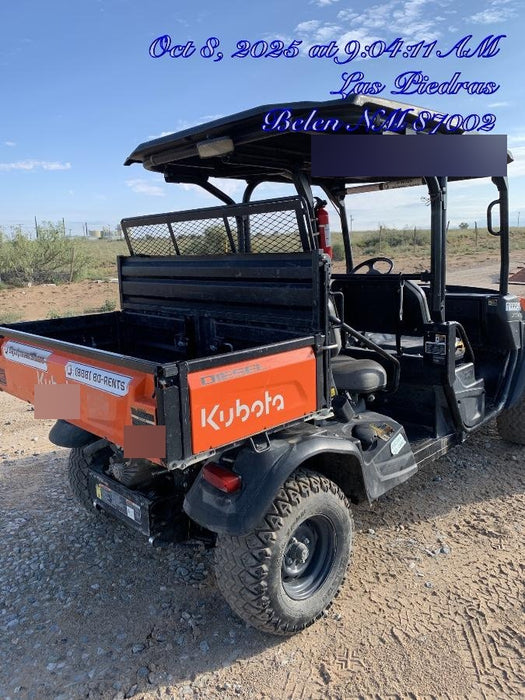 2022 Kubota RTV-X1140W-H Plastic Canopy, Windshield Acrylic Clear, LED Strobe Light, Wire Harness Kit, Back up Alarm