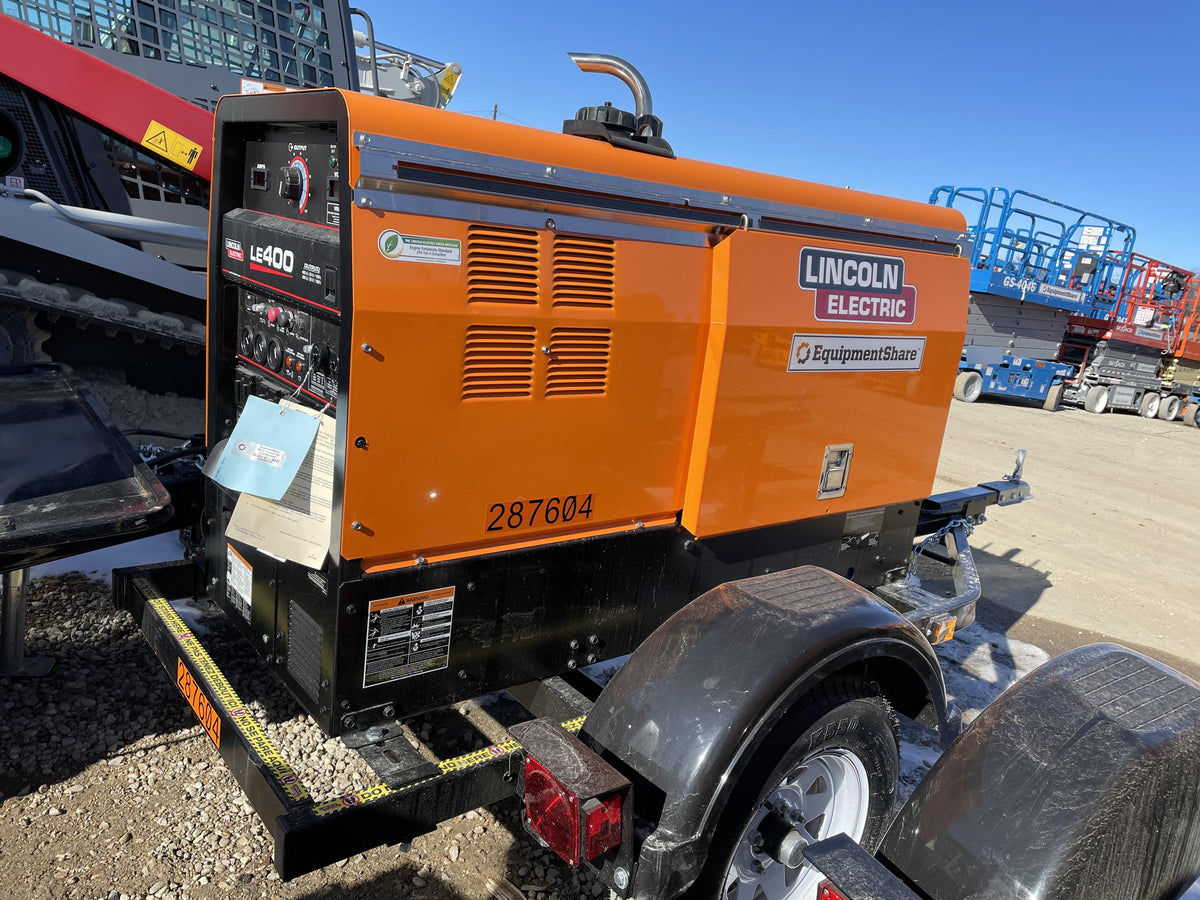 2023 Lincoln Electric LE400 Kubota V1505, Trlr, Cable Rack, Light Kit, ES Decals, T3