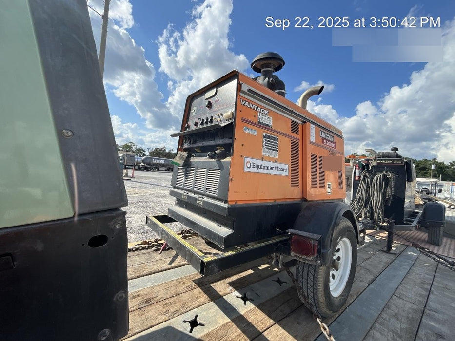 2021 Lincoln Electric Vantage 549X Ready Pak 3, ORANGE (includes trailer, cable rack, fender light kit)