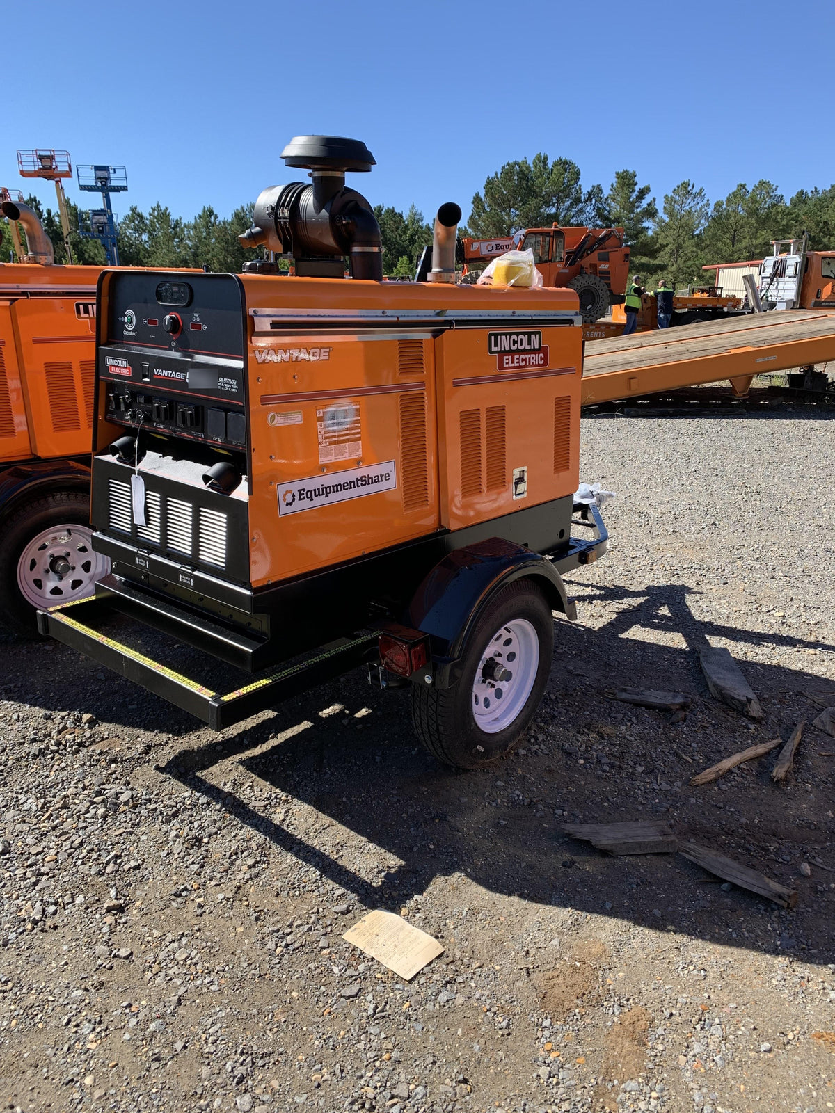 2021 Lincoln Electric Vantage 549X Ready Pak 3, ORANGE (includes trailer, cable rack, fender light kit)