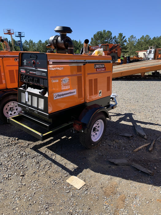 2021 Lincoln Electric Vantage 549X Ready Pak 3, ORANGE (includes trailer, cable rack, fender light kit)