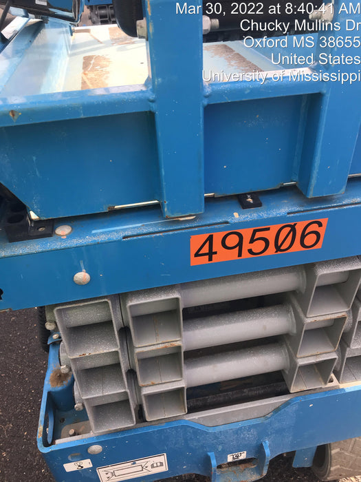 2019 Genie GS-1930 Fixed rails with chain Entry