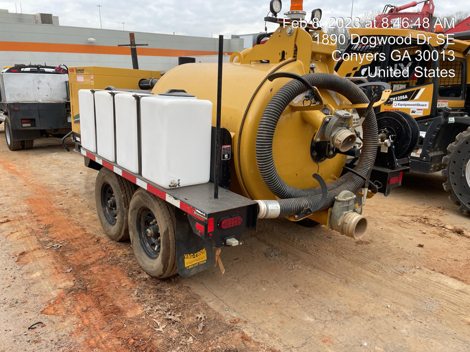 2021 Vac-Tron LP573XDT Kohler Diesel, 500 Gallon Debris Tank w/ Hydraulic Tilt, two (2) 100 Gallon Water Tanks, Low Profile Torsion Axles (12,000 GVWR)