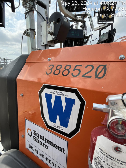 2024 Wanco WLTT-4MM4K Diesel, Deep Sea Controller, Shore Power Plug, Auto Start, (4) 350W LED Floodlights, 4kW Generator, 60 Gal Fuel Tank, 2" Ball, T3