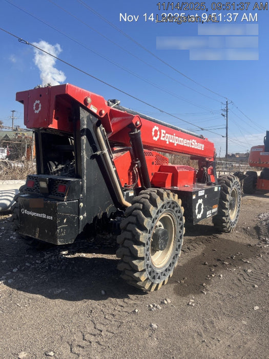 2019 Manitou MTA10055 Canopy, 120 HP, Solid Tires, Work Lights, Lift Hook, Auxiliary Hydraulics 66" Carriage and 60" Forks