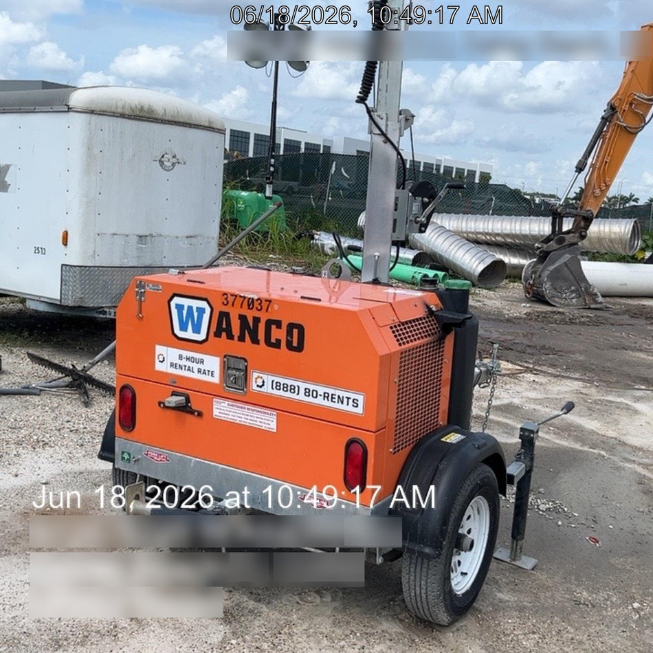 2023 Wanco WLTT-4MM4K Diesel, Deep Sea Controller, Shore Power Plug, Auto Start, (4) 350W LED Floodlights, 4kW Generator, 60 Gal Fuel Tank, 2" Ball, T3