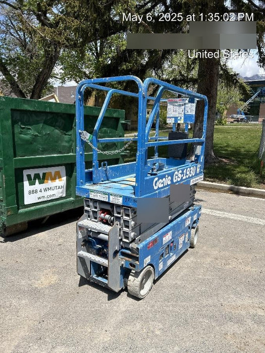 2018 Genie GS-1930 Genie GS-1930 w/Fixed Rail, Chain Entry