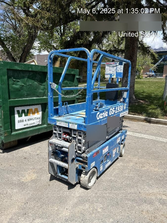 2018 Genie GS-1930 Genie GS-1930 w/Fixed Rail, Chain Entry