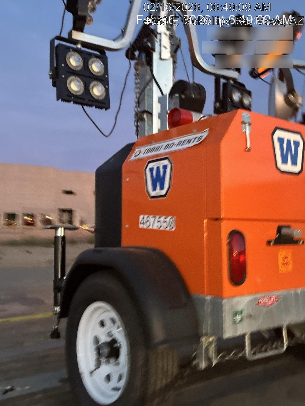 2024 Wanco WLTT-4MM4K Diesel, Deep Sea Controller, Shore Power Plug, Auto Start, (4) 350W LED Floodlights, 4kW Generator, 60 Gal Fuel Tank, 2" Ball, T3