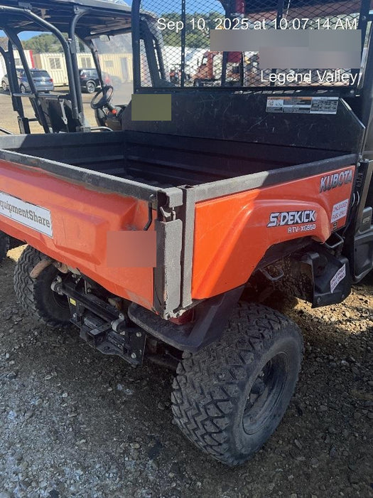 2019 Kubota RTV-XG850WL-H 4wd Utility Cart, Gas, 2 Seat, LED Strobe, Windshield Tempered Glass, Plastic Canopy, Wire Harness Kit, Backup Alarm