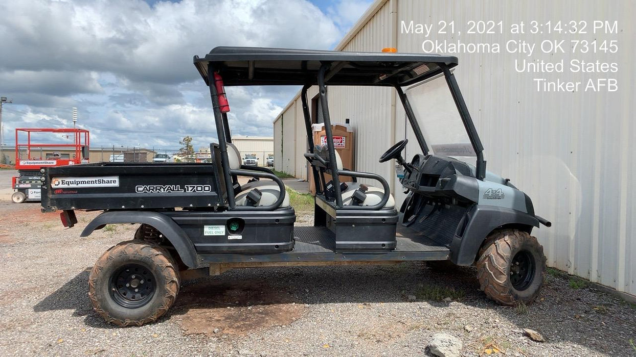 2019 Club Car CA1700D Diesel, 4-Seat, ROPS, AWD w/None